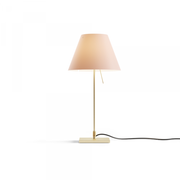 Costanzina D13 pi. Table lamp, brass, powder